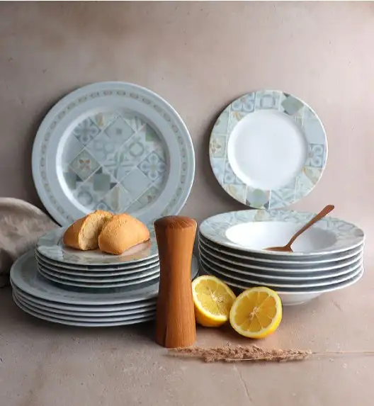 WYPRZEDAŻ! LUBIANA BOSS KERAJET | 044 KENZA | Zestaw 2 talerzy dla 1 osoby | N013