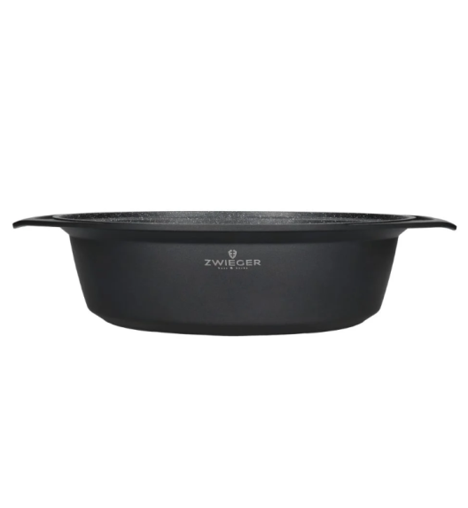 ZWIEGER FORTE Brytfanna 4,4 L z pokrywką 33 x 10 cm / czarna / aluminium