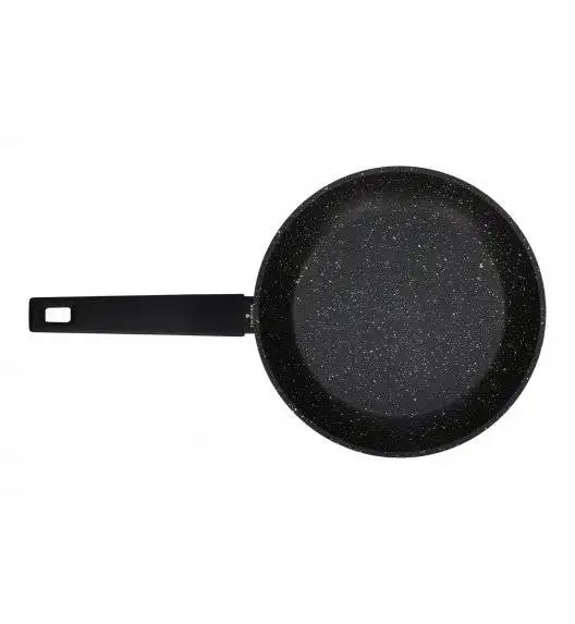 ZWIEGER FORTE Komplet Patelnia aluminiowa 20, 24, 28 cm + pokrywki silikonowe / powłoka granitowa PFLUON / indukcja