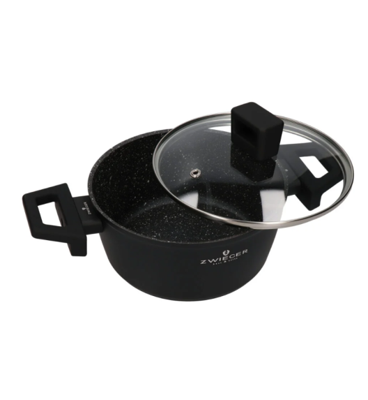 ZWIEGER FORTE Komplet garnków z pokrywkami 8 el /16, 18, 20, 24 cm/ aluminium