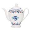 AMBITION KALINA Dzbanek do kawy i herbaty 1,1 l / porcelana
