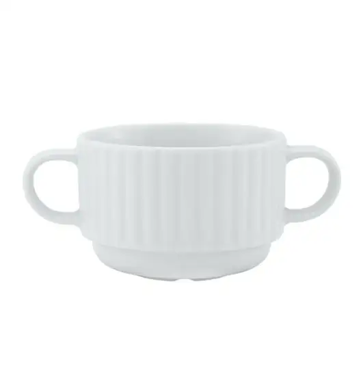 LUBIANA DAISY Serwis obiadowo - kawowy 12 osób / 88 elementów | biała porcelana