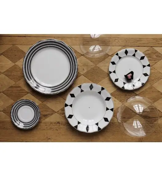 ĆMIELÓW ALASKA G539 DAMA KIER Talerz płytki deserowy 19 cm / porcelana