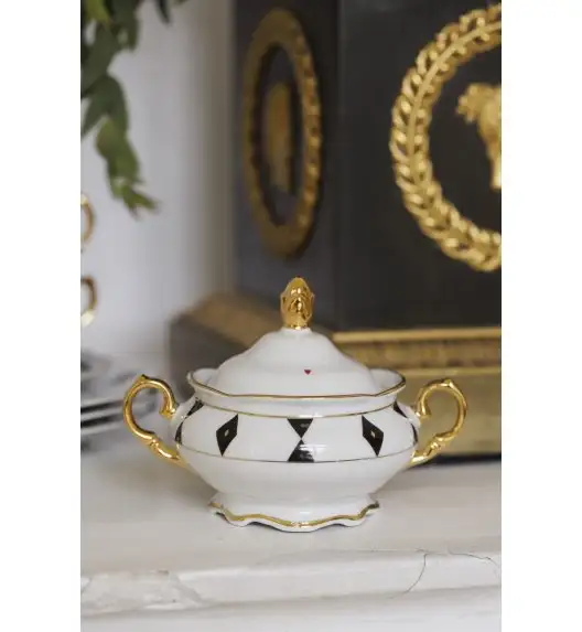 ĆMIELÓW ALASKA G539 DAMA KIER Cukiernica 250 ml / porcelana