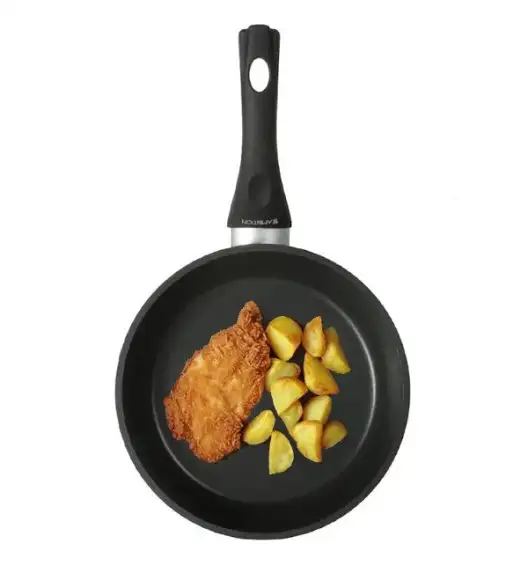 AMBITION MAGNAT Patelnia z pokrywką / Ø 28 cm / aluminium, szkło