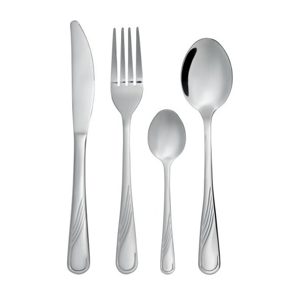 AMBITION NAPOLI Sztućce Komplet 24 el w pudełku / 6 osób / połysk