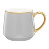 AMBITION ROYAL Kubek 460 ml / jasno-szary ze złotym zdobieniem 