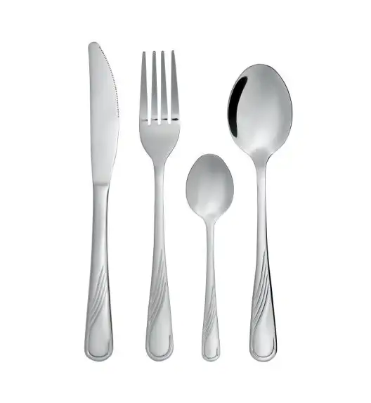 AMBITION NAPOLI Sztućce Komplet 72 el w pudełku / 18 osób / połysk