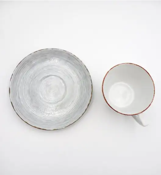 LUBIANA BOSS KERAJET | 101 KJ RAYADO 2 | Komplet filiżanka 350 ml + spodek 17,5 cm | 6 os | 12 el | 9015