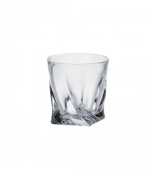 BOHEMIA QUADRO Komplet 18 kieliszków do likieru / nalewek / szkło kryształowe / CR93A500