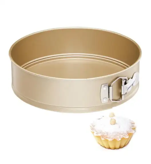 AMBITION ROYAL Tortownica 24 cm / złota / okrągła