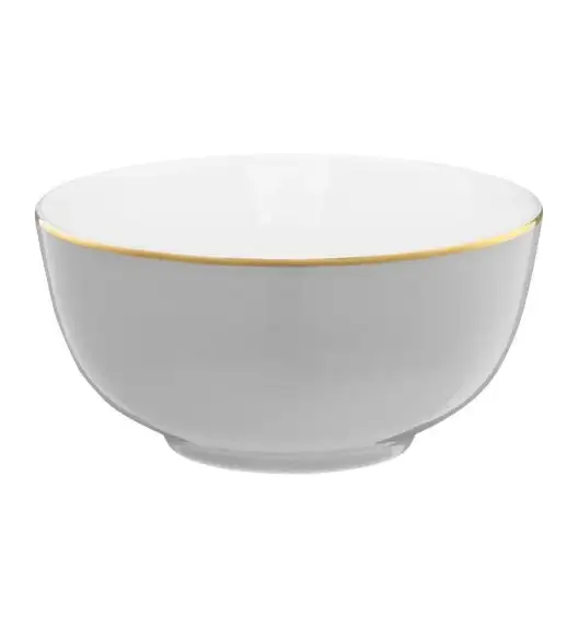 AMBITION ROYAL Salaterka 14 cm / szara ze złotym zdobieniem 