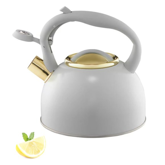 AMBITION ROYAL Czajnik z gwizdkiem 2 l / szary / indukcja