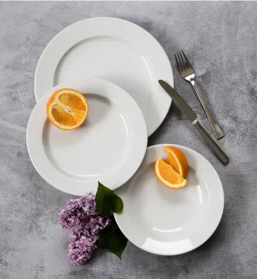WYPRZEDAŻ! KAHLA K-A |3 15 20| Komplet 12 talerzy dla 3 osób / porcelana