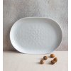 LUBIANA ORIENTAL | BIAŁY | Półmis owalny 28 cm | porcelana luz 