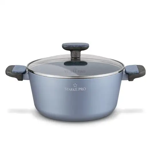 STARKE PRO DOUBLE Zestaw garnków 10 el z pokrywkami / non-stick / indukcja
