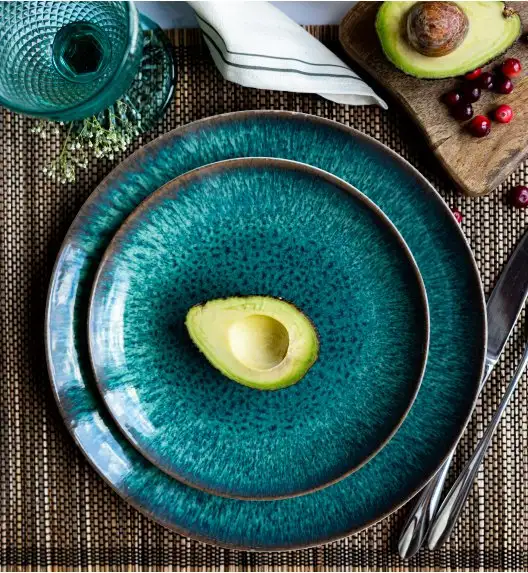 LUBIANA BOSS KERAJET COSMOS Serwis obiadowy 12/36 el | 9153 / 423 | zielony