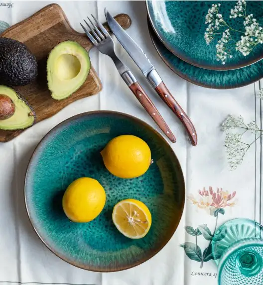 LUBIANA BOSS KERAJET COSMOS Serwis obiadowy 18/54 el | 9153 / 423 | zielony