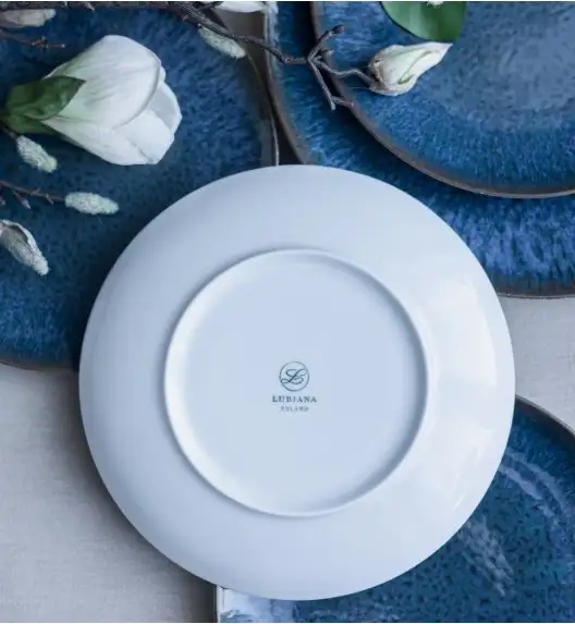 LUBIANA BOSS KERAJET COSMOS Serwis obiadowy 6/18 el | 9154 / 631 | niebieski