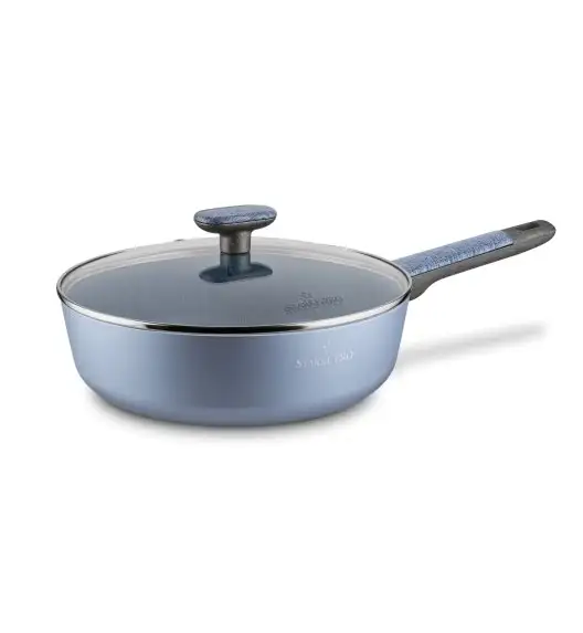 STARKE PRO DOUBLE Patelnia głęboka 28 cm z pokrywką / non-stick / indukcja