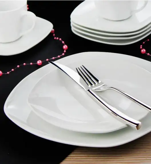 WYPRZEDAŻ! ARZBERG FINO Komplet 9 talerzy dla 3 osób / porcelana