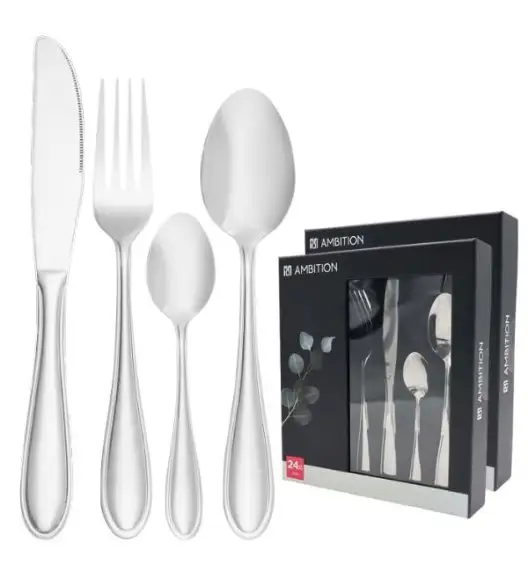 AMBITION STILO Sztućce Komplet 48 el pudełko / 12 osób