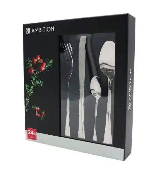 AMBITION CAPRI Sztućce Komplet 72 el pudełko / 18 osób