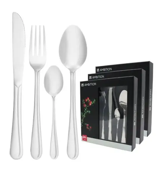 AMBITION CAPRI Sztućce Komplet 72 el pudełko / 18 osób