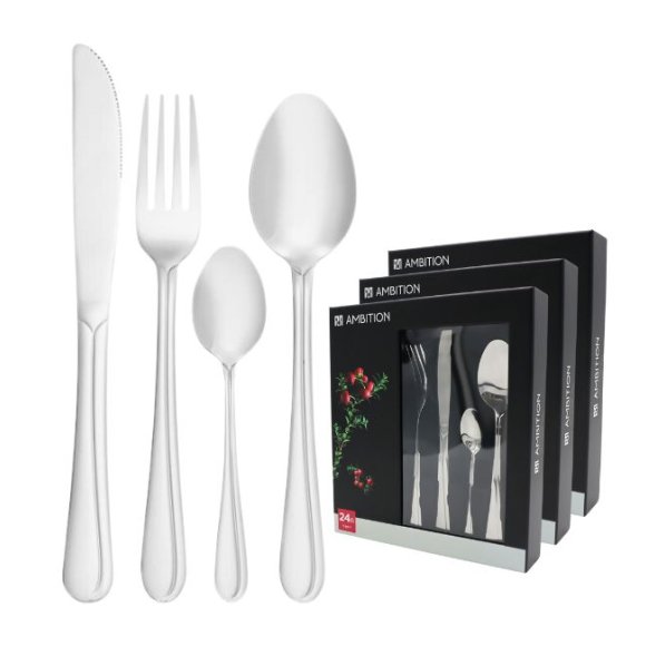 AMBITION CAPRI Sztućce Komplet 72 el pudełko / 18 osób
