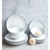LUBIANA BOSS BIAŁY Serwis obiadowy 48 el / 12 osób 