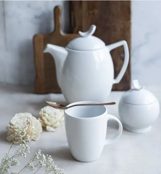 LUBIANA BOSS BIAŁY Serwis obiadowo - kawowy 75 el / 12 osób 