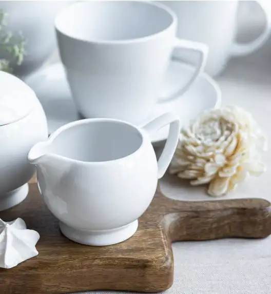 LUBIANA BOSS BIAŁY Serwis obiadowo - kawowy 103 el / 12 osób 