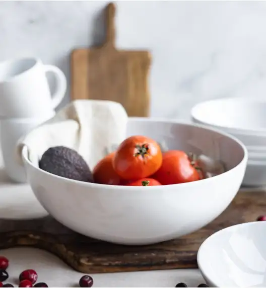 LUBIANA BOSS BIAŁY Serwis obiadowo - kawowy 103 el / 12 osób 