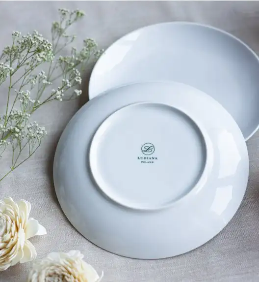 LUBIANA BOSS BIAŁY Serwis obiadowy 58 el / 18 osób