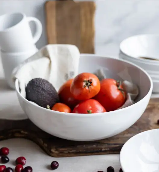 LUBIANA BOSS BIAŁY Serwis obiadowo - kawowy 94 el / 18 osób 