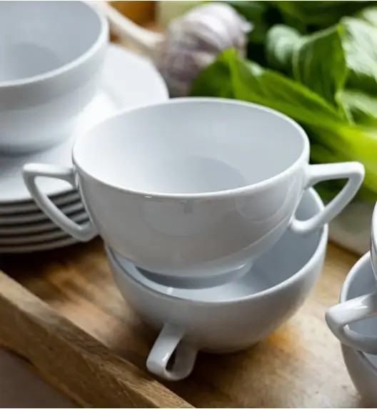 LUBIANA BOSS BIAŁY Serwis obiadowo - kawowy 151 el / 18 osób 