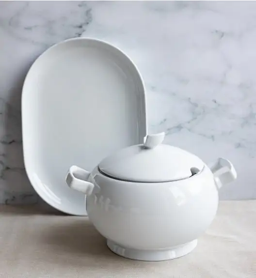 LUBIANA BOSS BIAŁY Serwis obiadowo - kawowy 151 el / 18 osób 