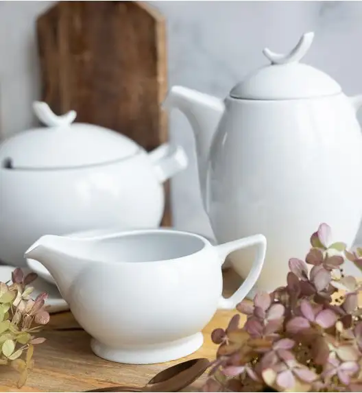 LUBIANA BOSS BIAŁY Serwis obiadowo - kawowy 134 el / 24 osoby 