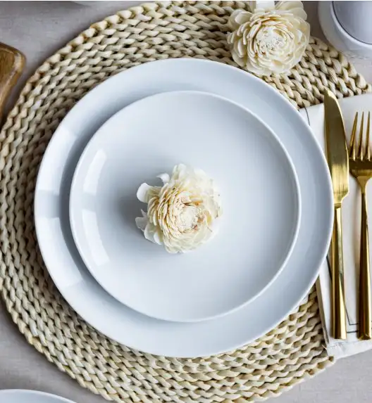 LUBIANA BOSS BIAŁY Serwis obiadowo - kawowy 200 el / 24 osób 