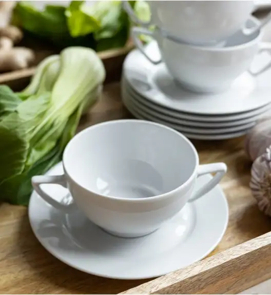 LUBIANA BOSS BIAŁY Serwis obiadowo - kawowy 200 el / 24 osób 