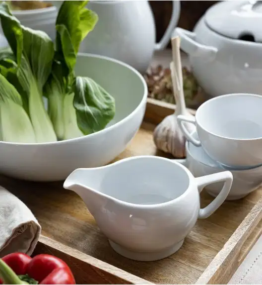 LUBIANA BOSS BIAŁY Serwis obiadowo - kawowy 200 el / 24 osób 