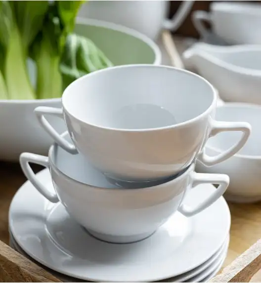 LUBIANA BOSS BIAŁY Serwis obiadowo - kawowy 206 el / 24 osób 