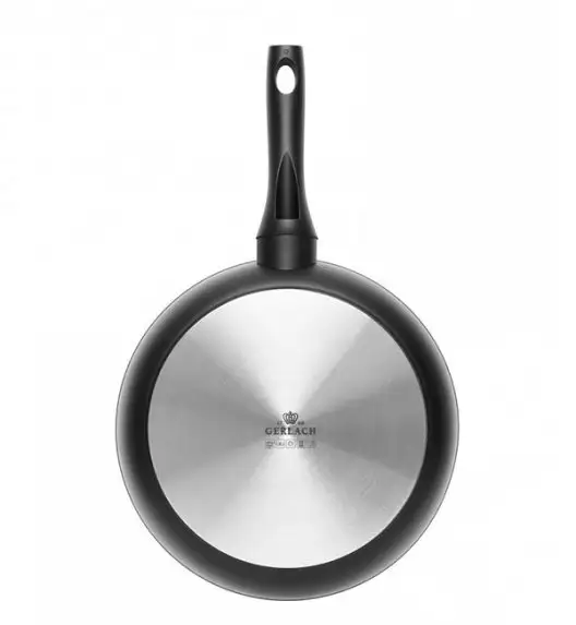 GERLACH GRANITEX Patelnia grillowa 28 cm okrągła z powłoką ceramiczną  ILAG Xera Dur 2® 28 cm / aluminium