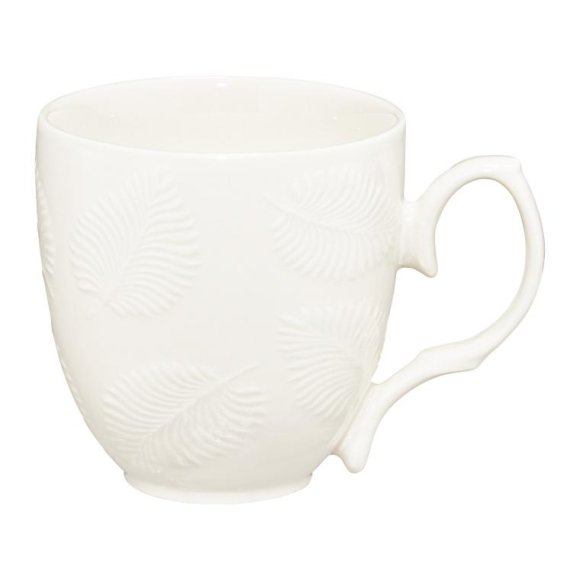 AMBITION GALACTIC WHITE Kubek 350 ml / piórka / porcelana