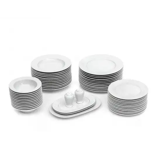 WYPRZEDAŻ! KUTAHYA ACELYA Komplet 2 talerzy dla 1 osoby / porcelana