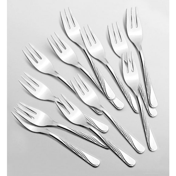 Gerlach Celestia Sztućce 18x widelczyk do ciasta LUZ / połysk