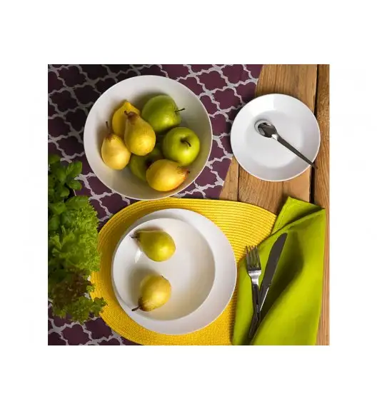 WYPRZEDAŻ! ARCOPAL ZEILE Komplet obiadowy 18 el dla 6 os / szkło hartowane