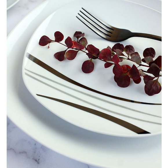 WYPRZEDAŻ! ARZBERG COSMOS Niemiecki serwis obiadowo-kawowy 15 el / 5 os