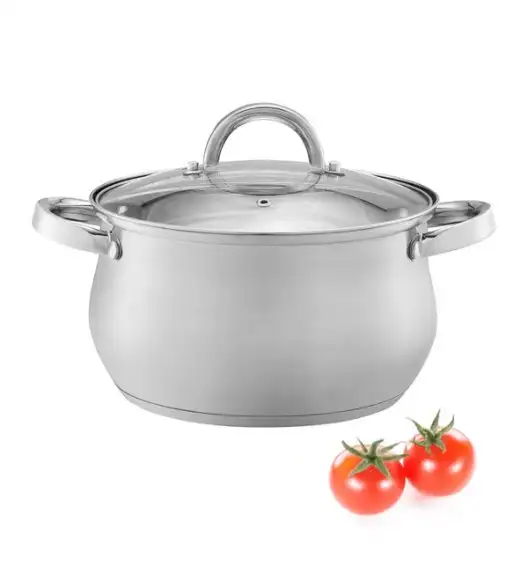 DOMOTTI DOMINGO Garnek z pokrywką 16 cm 2,1 l / stal nierdzewna / indukcja