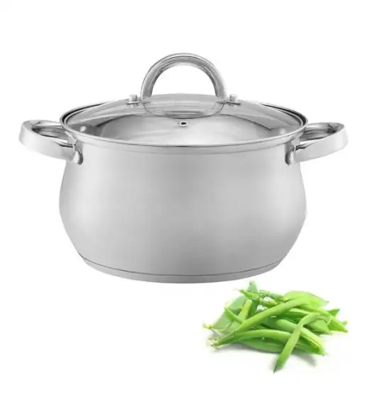 DOMOTTI DOMINGO Garnek z pokrywką 20 cm 4 l / stal nierdzewna / indukcja